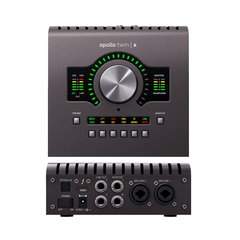Universal Audio Apollo Twin X Quad Thunderbolt Audio Interfaces – Heritage Edition