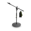 Gravity stands MS 2222 B Short Microphone Stand w/ Round Base & 2-Point Adjustment Telescoping Boom