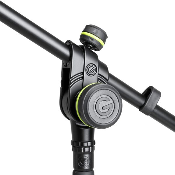 Gravity stands MS 2222 B Short Microphone Stand w/ Round Base & 2-Point Adjustment Telescoping Boom - Gambar 2