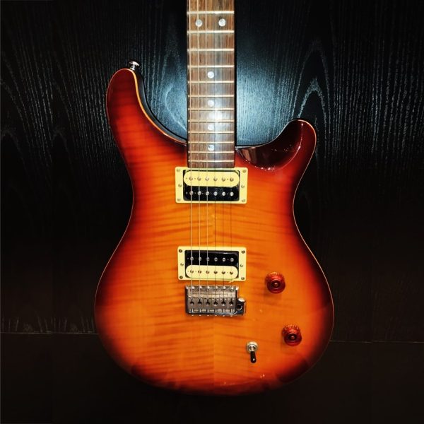PRS SE CM4TS, SE Custom 24 Tobacco Sunburst - Gambar 2