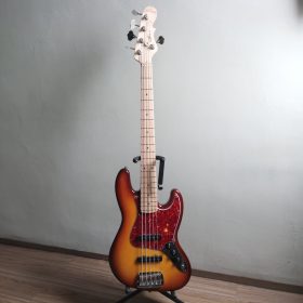 G&L USA Fullerton Deluxe JB-5 Old School Tobacco Sunburst Caribbean Rosewood fingerboard