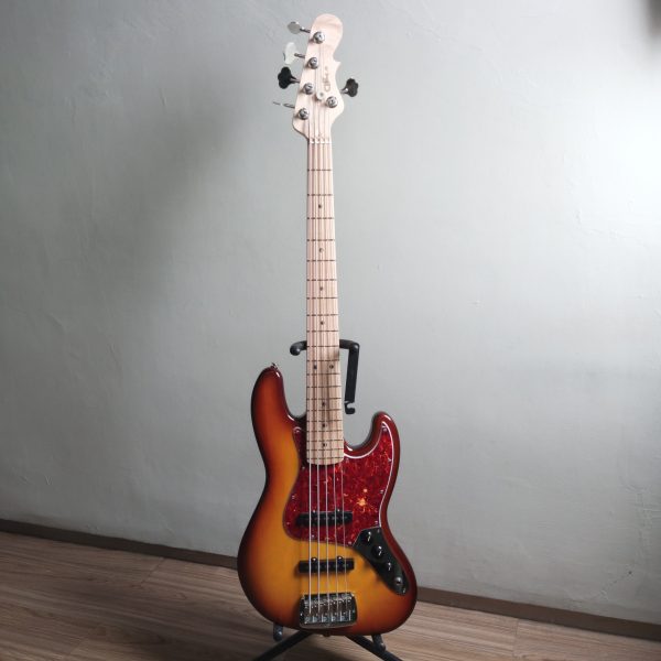 G&L USA Fullerton Deluxe JB-5 Old School Tobacco Sunburst Caribbean Rosewood fingerboard