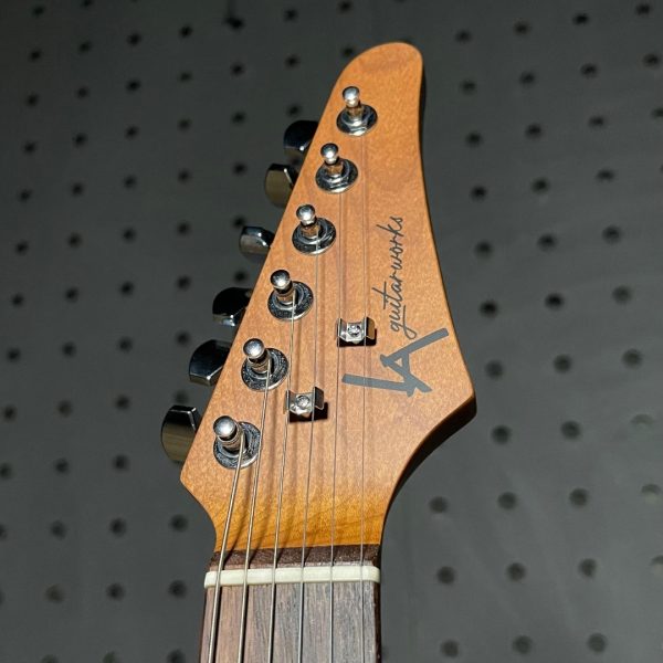 LA Guitarworks Guitar MST-100TSB in Gloss TSB finishes - Gambar 7