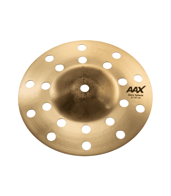 Sabian 8 inch AAX Aero Splash Cymbal - Brilliant Finish - Gambar 2