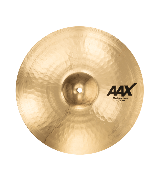 Sabian 15 inch AAX Medium Hi-hat Cymbals - Brilliant Finish - Gambar 2