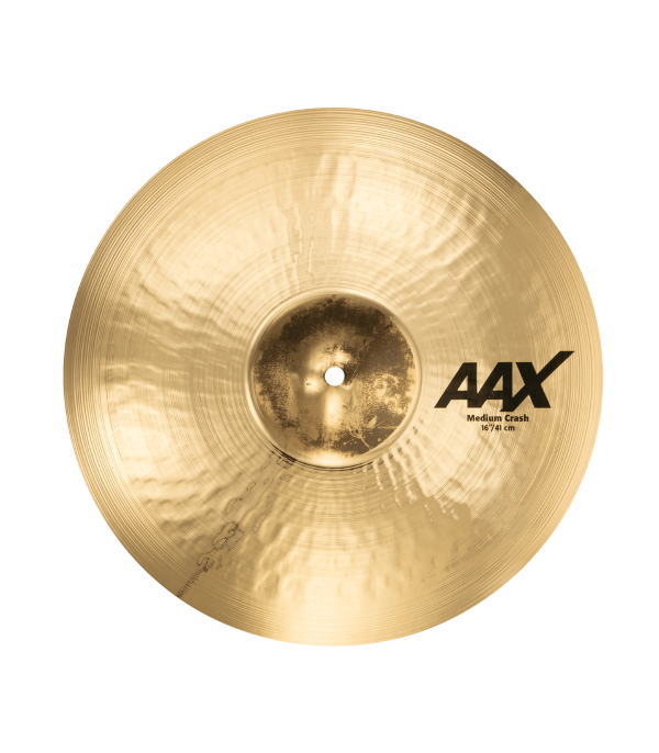 Sabian 16 inch AAX Medium Crash Cymbal - Brilliant Finish