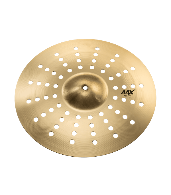 Sabian 16 inch AAX Aero Crash Cymbal - Brilliant Finish - Gambar 2