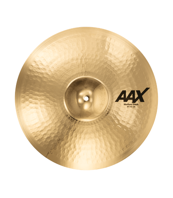 Sabian 18 inch AAX Medium Crash Cymbal - Brilliant Finish