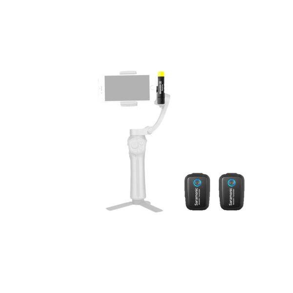 Saramonic Blink500 B4 Dual Clip-On Wireless Lavalier Microphone System - Black - Gambar 2
