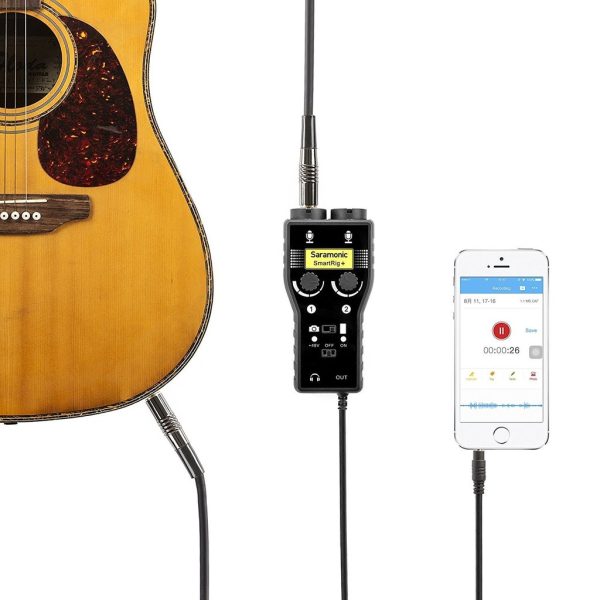 Saramonic SmartRig+ 2-Channel XLR Microphone Audio Mixer - Gambar 2
