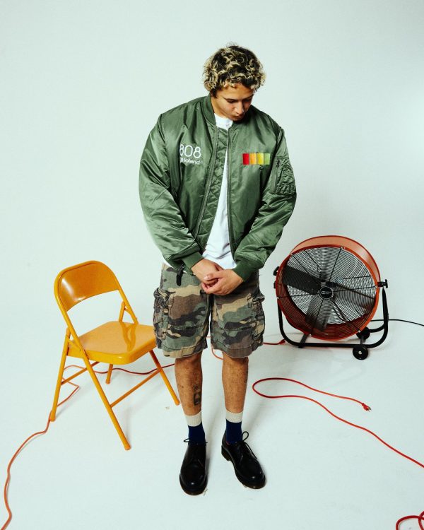 Roland Lifestyle 808 Flight Jacket - Sage (L) (Acc) - Gambar 7