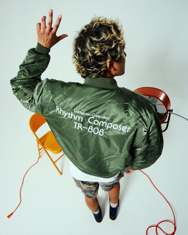 Roland Lifestyle 808 Flight Jacket - Sage (L) (Acc) - Gambar 6