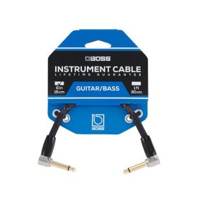 Boss BIC-PC Right Angle to Right Angle Instrument Cable - 6 inch