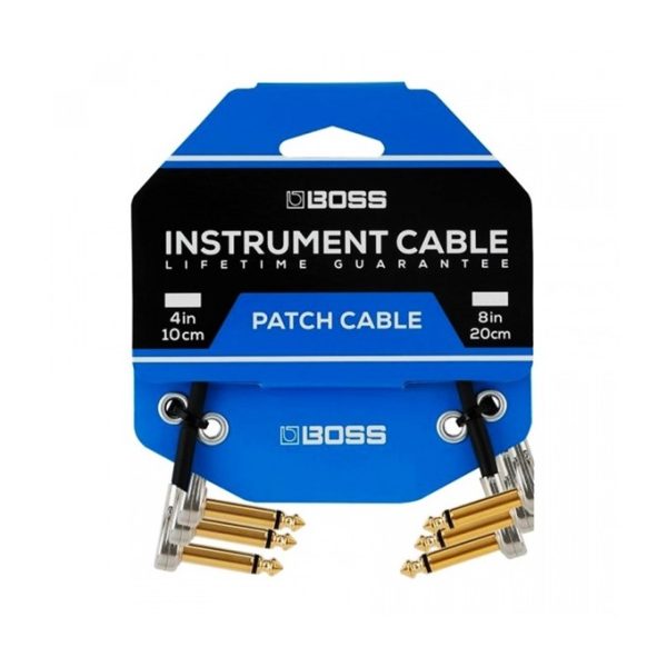 Boss BPC-4-3 Patch Cable - 4 inch (3-pack)
