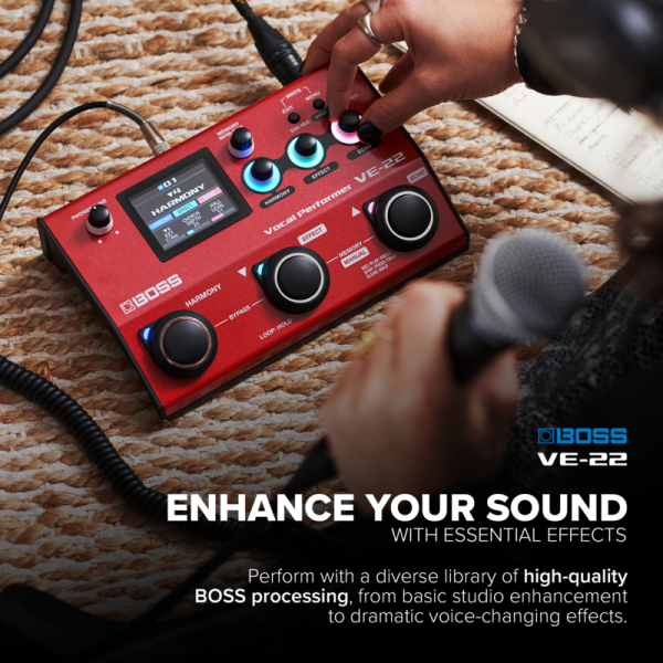 Boss VE-22 Vocal Effects Processor Performer - Gambar 5