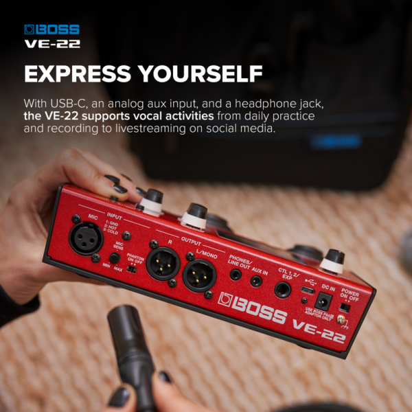 Boss VE-22 Vocal Effects Processor Performer - Gambar 3