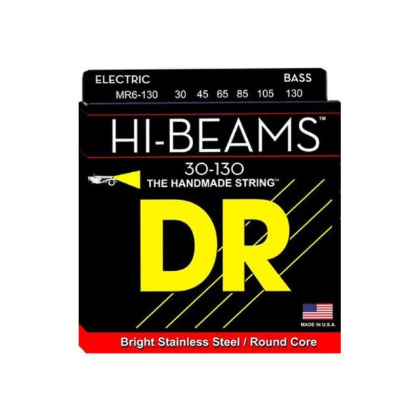 DR Strings Hi-Beam Medium Bass MR6-130 (30-130)