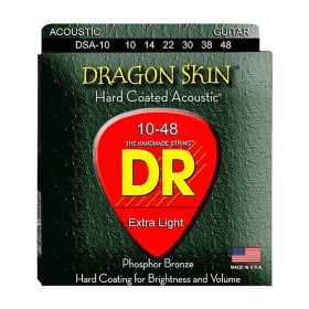 DR Strings, K3 Dragon Skin Acoustic, DSA-10 (10-48)
