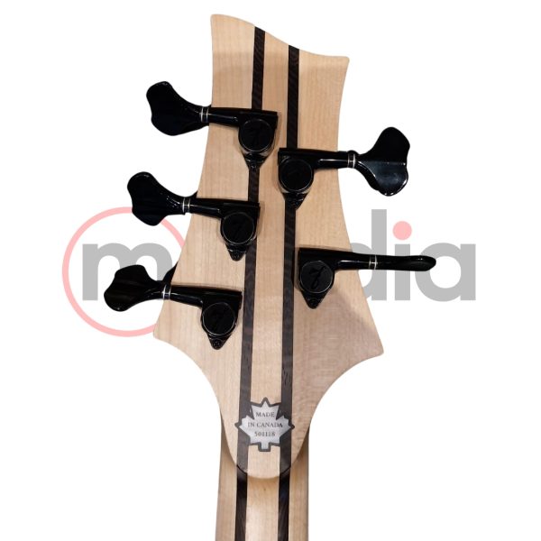 F-Bass BN5 with Figured Walnut Top #12 And Matching Pickups & Headstock - Gambar 7