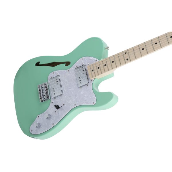 Fender Traditional 70S Telecaster Thinline SURF Green W/B,C - Gambar 2