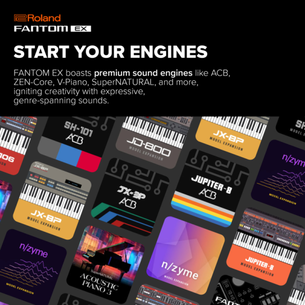 Roland FANTOM-6 EX Music Workstation Keyboard - Gambar 3