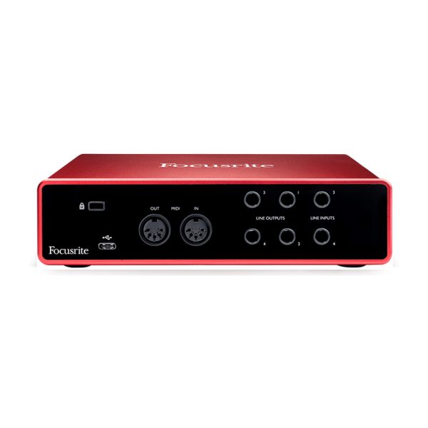 Focusrite Scarlett 4i4 3rd Gen USB Audio Interface - Gambar 2