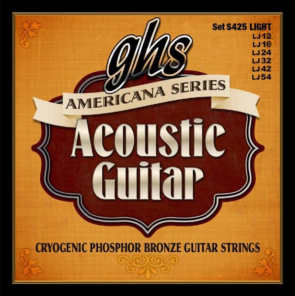 GHS Acoustic AMERICANA SERIES - Phosphor Bronze, Light (S425 12-54)