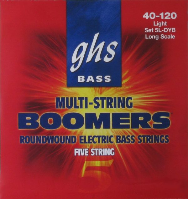 GHS Bass 5-STRING BASS BOOMERS - Light (5L-DYB 40-120)