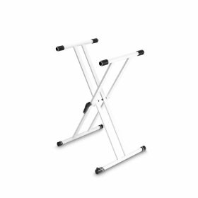 Gravity stands KSX 2W X-form Double-Braced Keyboard stand - white