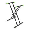 Gravity stands KSX 2 X-form Double-Braced Keyboard stand - black