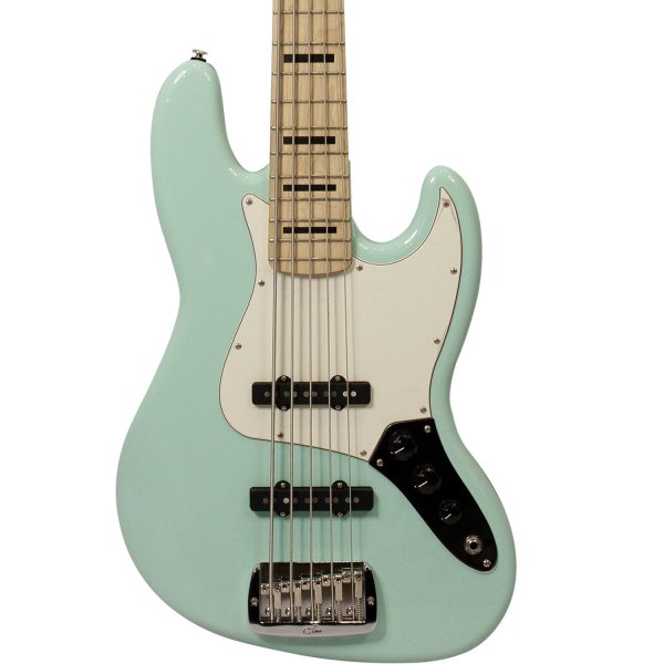 G&L USA Bass JB-5 in Surf Green finishes