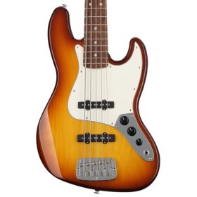 G&L USA Fullerton Deluxe JB-5 Old School Tobacco Sunburst Caribbean Rosewood fingerboard