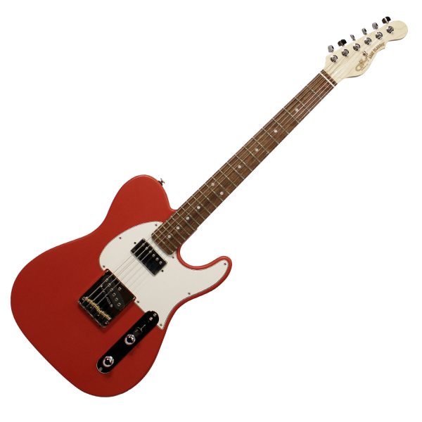 G&L USA Guitar ASAT Classic Bluesboy Semi-Hollow in Clear Red finishes - Gambar 2