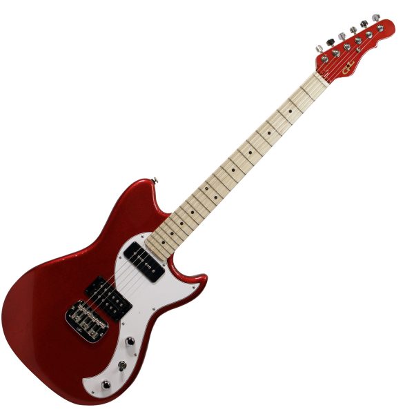 G&L USA Guitar Fallout in Candy Apple Red Metallic finishes - Gambar 2