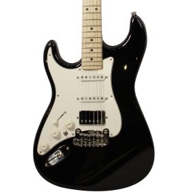 G&L USA Guitar Legacy HSS Lefty in Jet Black finishes