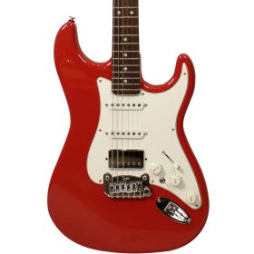 G&L USA Guitar Legacy HSS in Rally Red finishes