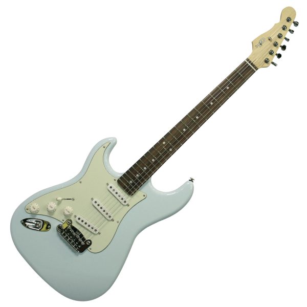 G&L USA Guitar Legacy Lefty in Sonic Blue finishes - Gambar 2