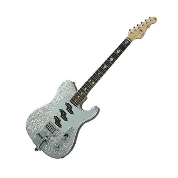 G&L USA Guitar Will Ray - Silver - Gambar 2