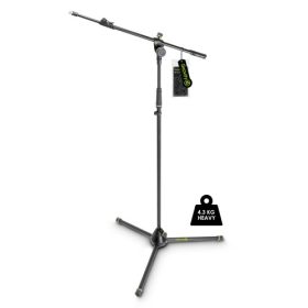 Gravity stands MS 4322HDB Heavy duty tripod microphone stand with 2-point telescoping boom