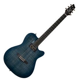 Godin A6 Ultra Denim Blue Flame