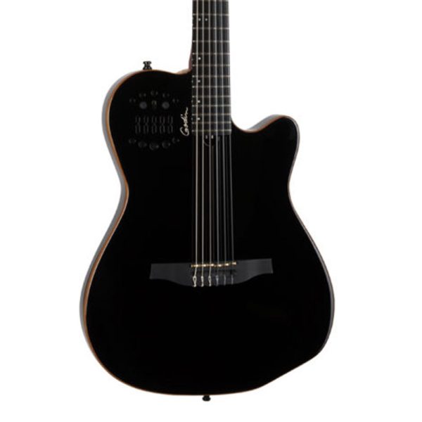 Godin ACS Slim Cedar Black - Gambar 2