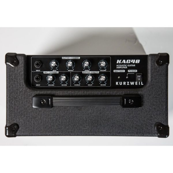 Kurzweil KAC40 - Acoustic Guitar Combo Amp w/ built-in rechargeable battery - Gambar 2