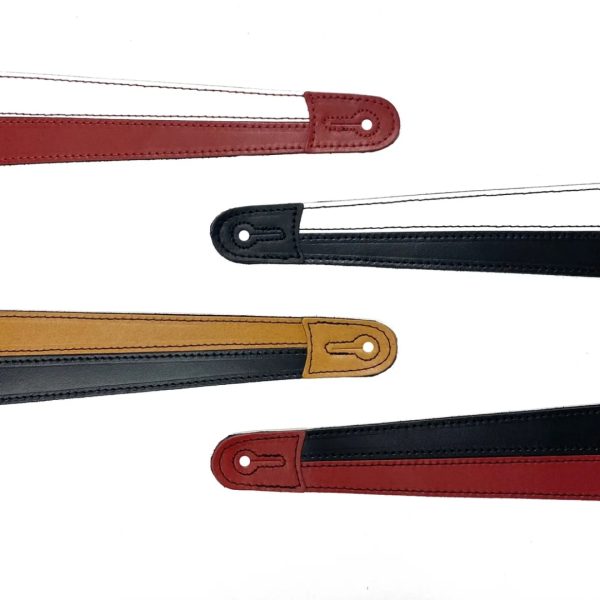Leathergraft Two Tone Straps - Black White - Gambar 2