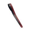 Leathergraft Two Tone Straps - Black Red
