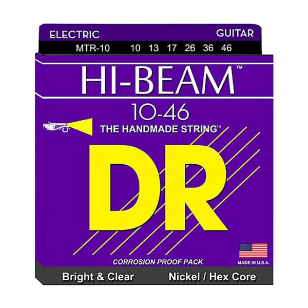 DR Strings, Hi-Beam Medium Electric, MTR-10 (10-46)