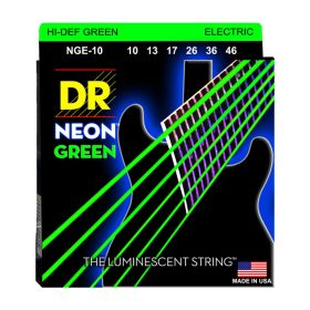 DR Strings, K3 Neon Hi-Def Green Electric, NGE-10 (10-46)