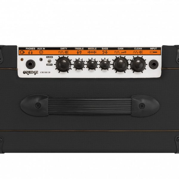 Orange Crush 20 Black Twin Channel Guitar Amp Combo - Gambar 2