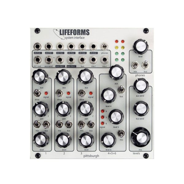 Pittsburgh Modular Lifeforms System Interface Eurorack 6-channel Audio Hub Module