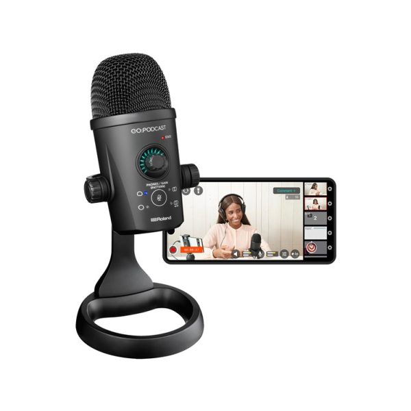 Roland GO:PODCAST USB MIC and Wireless Streaming App - Gambar 2