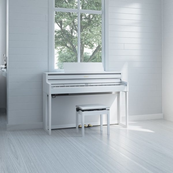 Roland HP704 Digital Piano - White - Gambar 3